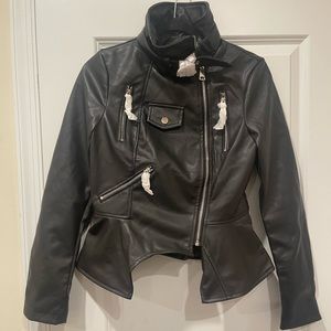 Faux Leather Jacket